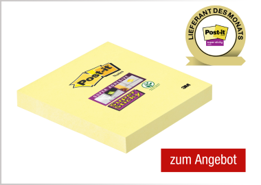 Post-it® Haftnotiz Super Sticky Notes 76 x 76 mm (B x H)