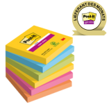 Post-it® Haftnotiz Super Sticky Notes Carnival Collection 76 x 76 mm (B x H)