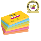Post-it® Haftnotiz Super Sticky Notes Carnival Collection 127 x 76 mm (B x H)