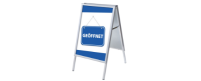 Showdown® Displays Kundenstopper DIN A1 Geöffnet