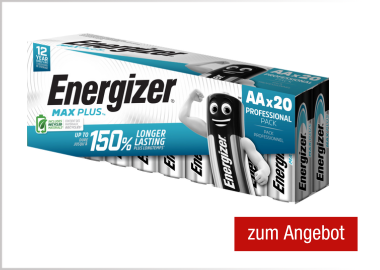 Energizer® Batterie Max PlusT AA/Mignon