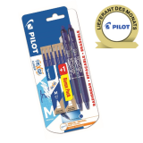 PILOT Tintenroller FriXion Clicker inkl. 6 Minen blau