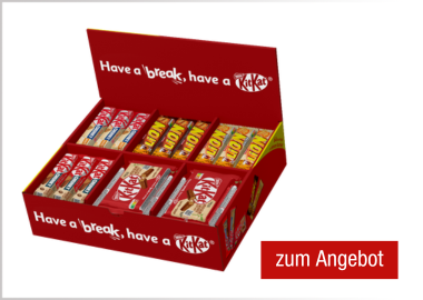 KitKat® Schokoriegel Topseller Box