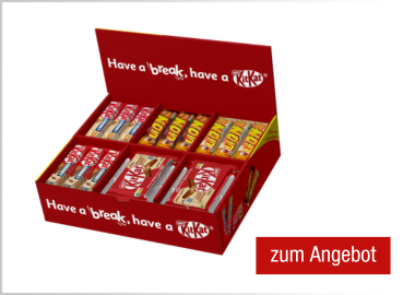 KitKat® Schokoriegel Topseller Box