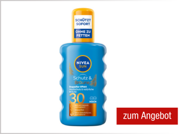 NIVEA SUN Sonnenschutzmittel Schutz & Bräune