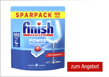 FINISH Spülmaschinentabs Power All in 1 Regular